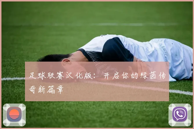 足球联赛汉化版：开启你的绿茵传奇新篇章